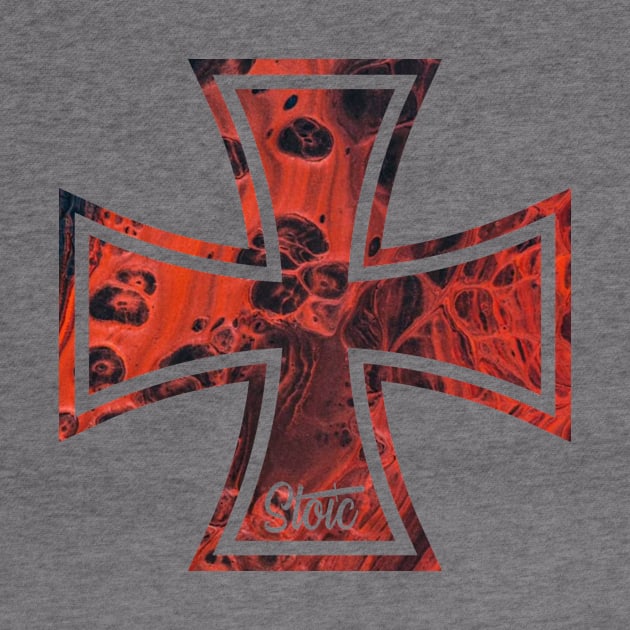 Iron Cross - Tie Dye - Two by Toby Wilkinson